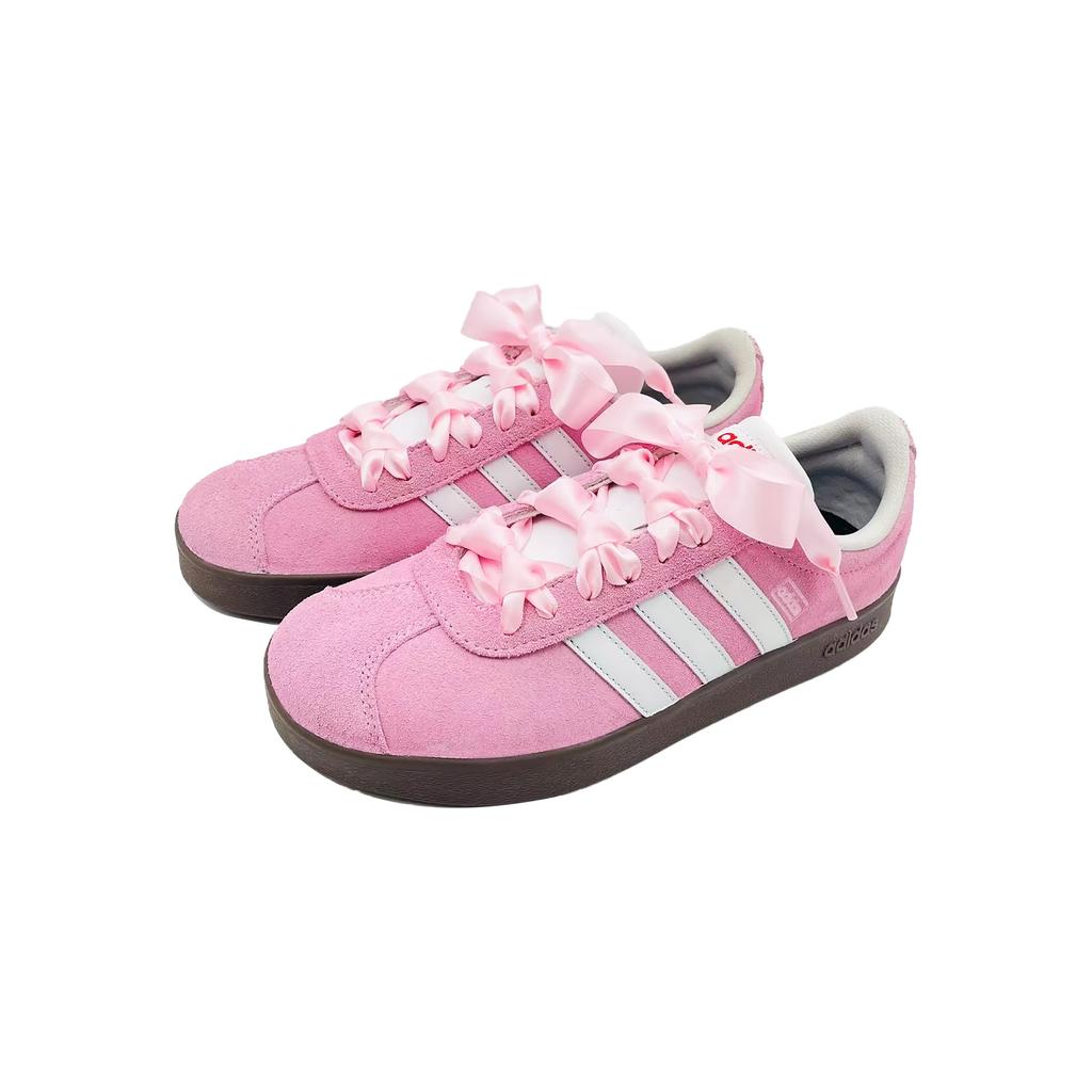 Adidas Neo VL Court 2.0 Skateboard Shoes Unisex Low top Pink/White HQ1802(Team1230-)