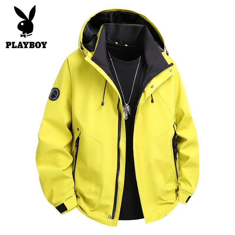 PLAYBOY Men s Windproof Waterproof Outdoor Jacket M