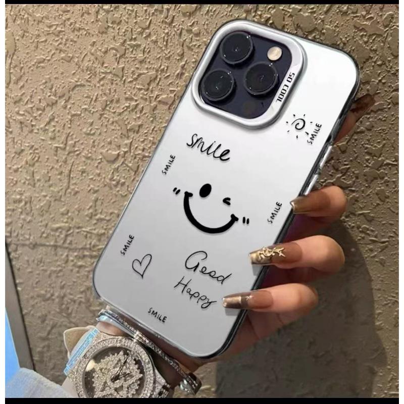 The New Fashionable Smiley Face Is Suitable for Iphone16 Mobile Phone Case Apple 15promax/14 Anti-drop 13pro12 Trend