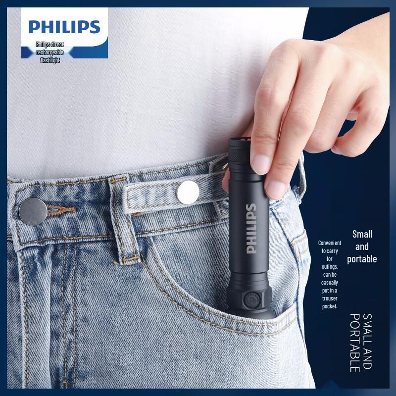 Philips Powerful Rechargeable LED Flashlight
