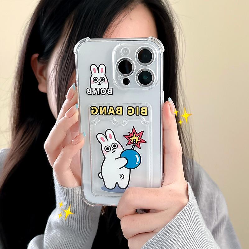 Zhitai Apple iPhone 15/14/XS Cartoon Card Holder Case