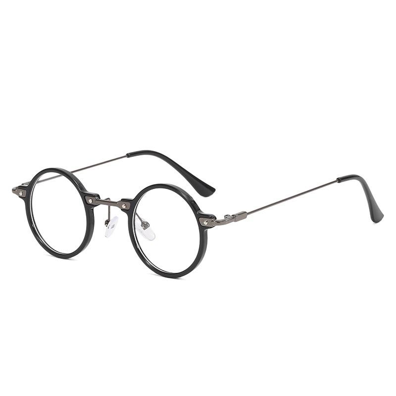 Vintage Steampunk Round Sunglasses Men Women Retro Gothic Circle Glasses Protection Metal Frame Punk Eyewear for Driving Fishing