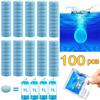 100/5pc Solid Cleaner Car Windshield Washer Fluid Concentrated Effervescen Tablets for Room Kitchen Window Glass Cleaning Amagi