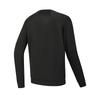 Fila Fitness Series Simple Fashion Sports Casual Training Comfortable Crew Neck Pullover Sweatshirt Men sweatshirt Deep-Black A11M611210FBK