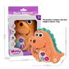 1138 Cartoon Dinosaur Baby Kids Musical Educational Toy Electronic Piano with Light