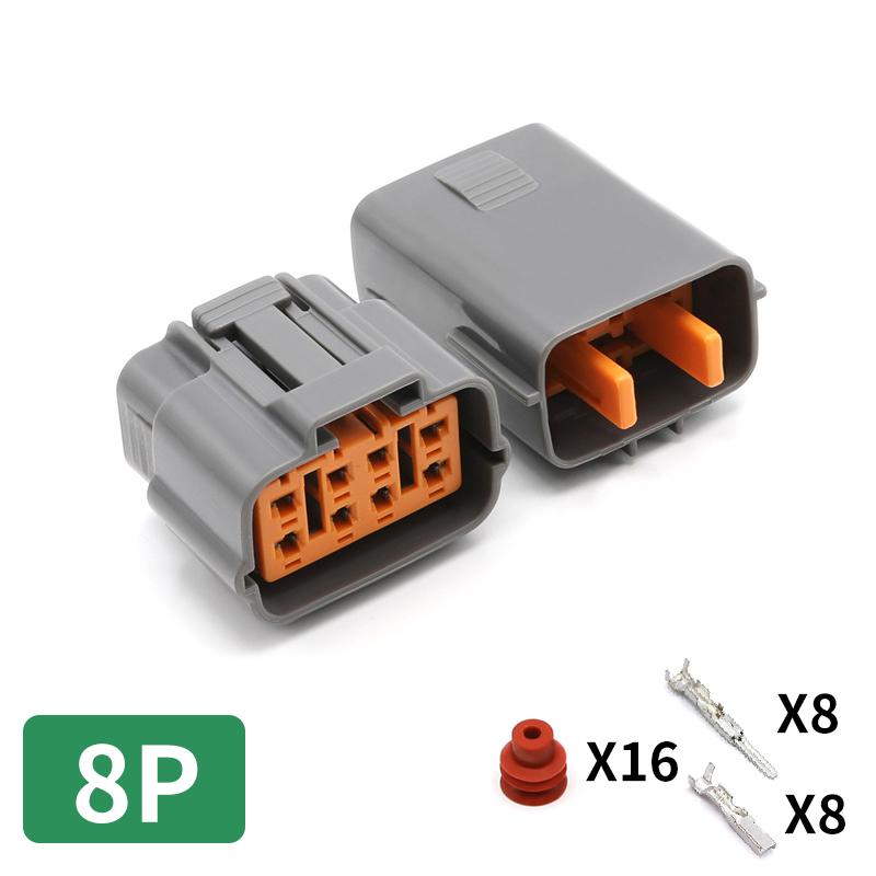 5/10/100 sets 6195-0003 Sumitomo DL type 2Pautomotive waterproof connector fog lamp plug connector male female terminal sheath