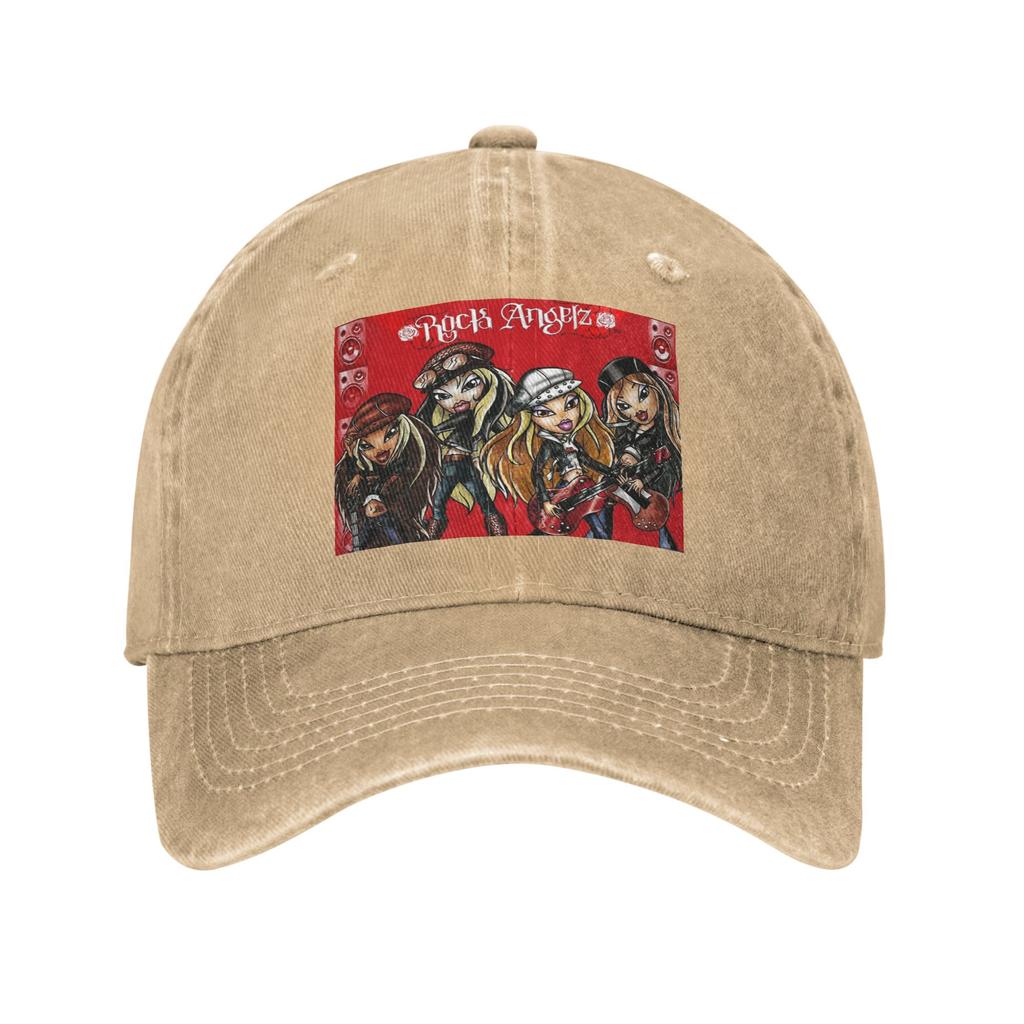 Bratz rock angelz Baseball Caps Snapback Denim Hats Outdoor Adjustable Casquette Sports Baseball Cowboy Hat for Unisex Women