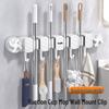 No-Drill Suction Cup Mop Holder – Wall-Mounted Storage Hook for Bathroom, Toilet, Balcony