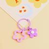 Kleine farbige Blumen Schlüsselanhänger Anhänger Pinkycolor Tasche Anhänger für Frauen Ins Stil Kette