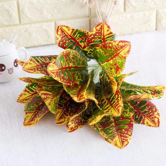 1Pc Plantas artificiais falsas perenes à prova d'água para casa, hotel, decoração imarcescível