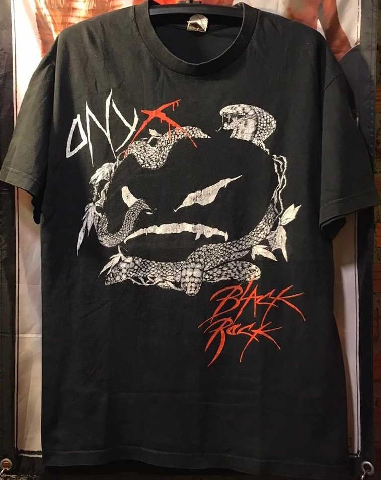 

Hip Hop Hardcore Rap Rock Black Rock Onyx Chasing the Devil Greatest Day T Shirt Unisex T-Shirt M