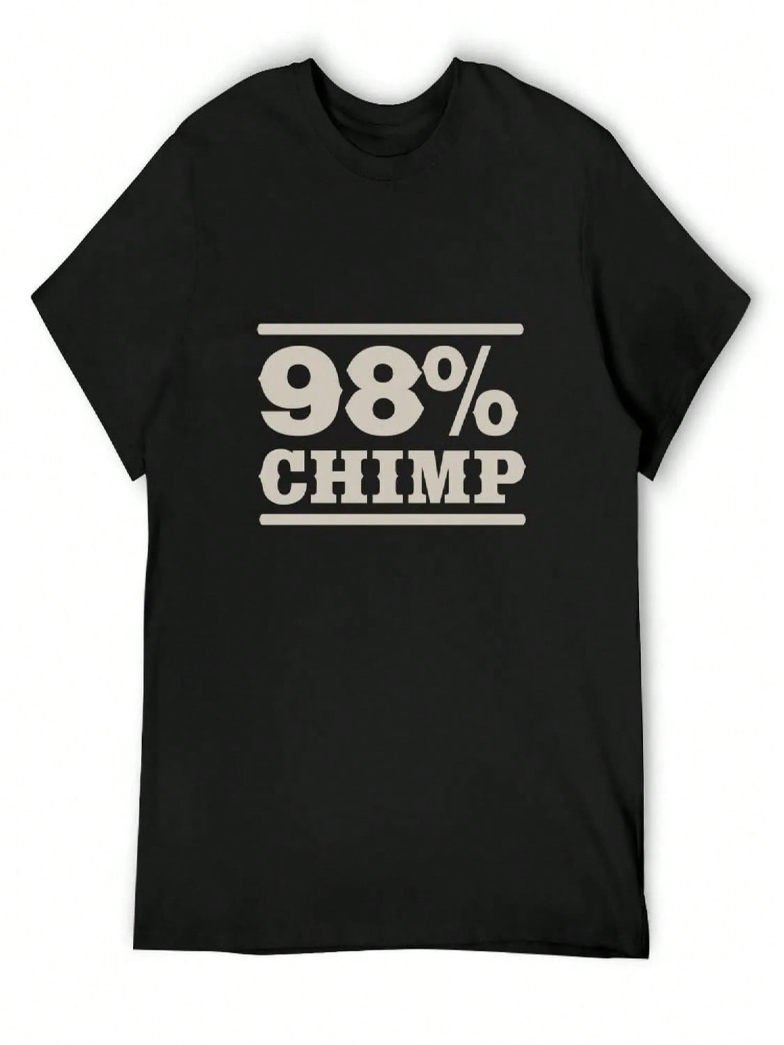 98% Chimp T-Shirt Sports Fans Graphics Plus Size Tops Graphic Shirts T-Shirt unisex S разноцветный