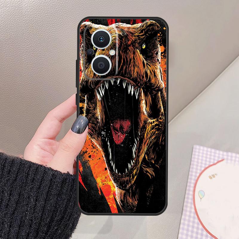Jurassic Dinosaur World Phone Case For OPPO Find X3 Lite X5 X6 Pro X2 Neo Reno 3 4 5 6 7 8 Lite 4Z 5Z 2Z 8T Cover