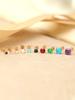 Minimal Piercing 14K Internal Quadruped Color Cubic Labret Piercing