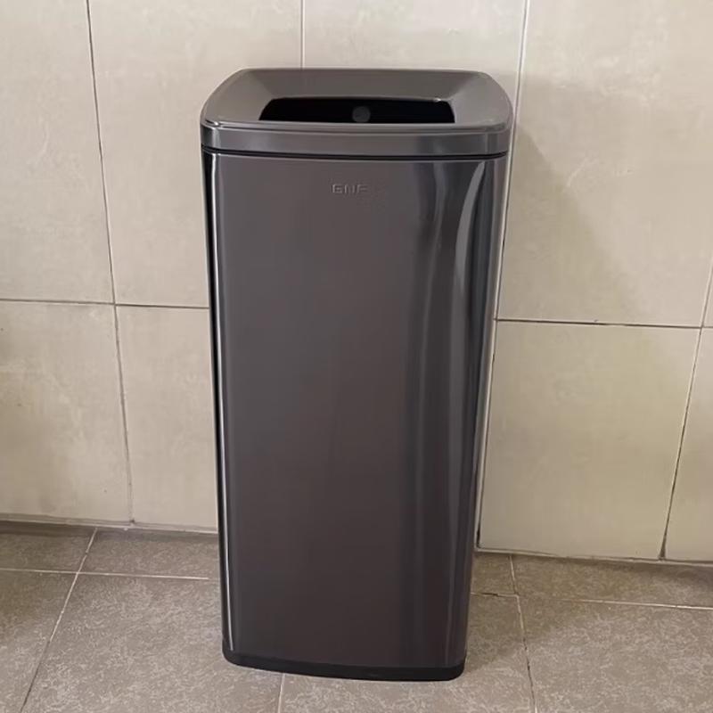 GUAIKEAI Stainless Steel Open Top Trash Can