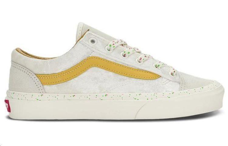 Vans Style 36 Leather Pop 'White Yellow' VN0A54F6D67