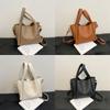 Borsa a Spalla Femminile Stile Coreano Grande Capacità Borsa a Tracolla Borse con Manico Superiore in Pelle Quotidiana