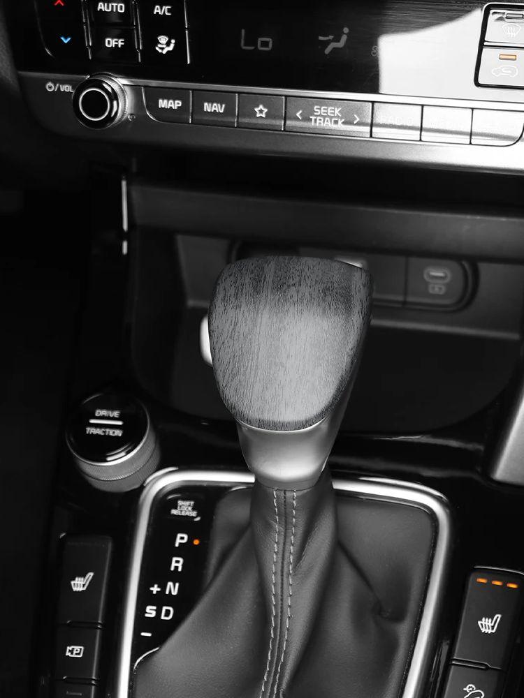For k3/Mohave/seltos/MQ4/KA4/SOUL/Telluride LHD RHD Gear Lever Head Trim Cover ABS Decorative Auto Car Interior Accessories