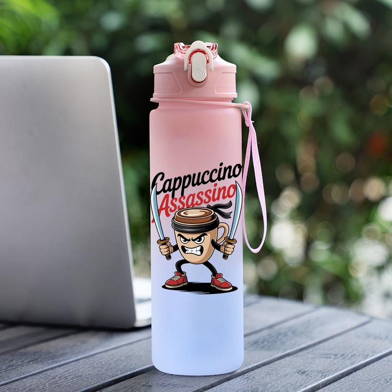 Tuang Tuang Tuang Printed 750Ml Water Bottle Anime Cartoon Large Capacity Drinking Cup Portable Outdoor Sports Water Cup Children Gift
