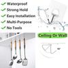 12 Pack Super Sticky Adhesive Pads, Waterproof Transparent, 5.8 X 5.8 Cm, Multipurpose Home Fixing Stickers