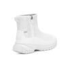 UGG Yose Zip Fleece Lined Snow Boots White Women's 1112329-WHT