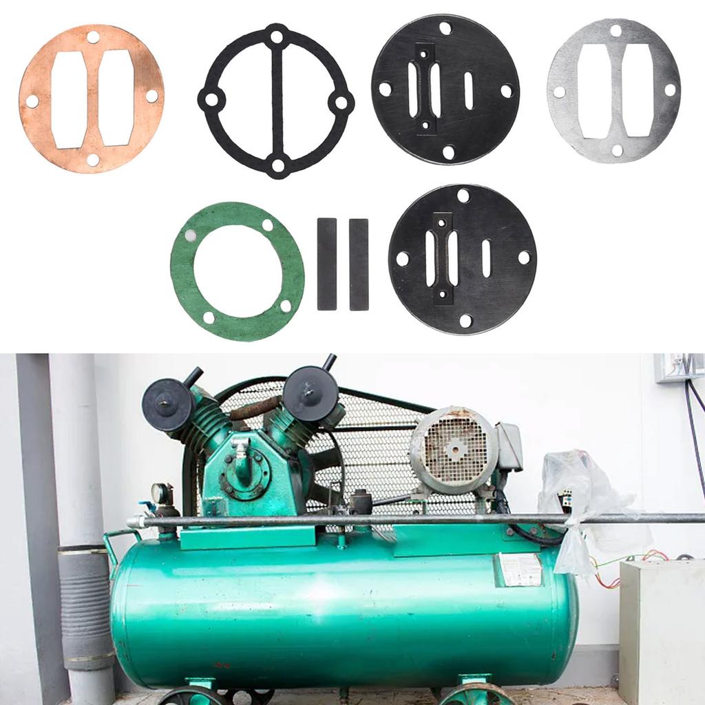 Valve Plate Set for Piston Air Compressor 46mm Distance Between Holes Excellent Replacement Option Metal Construction