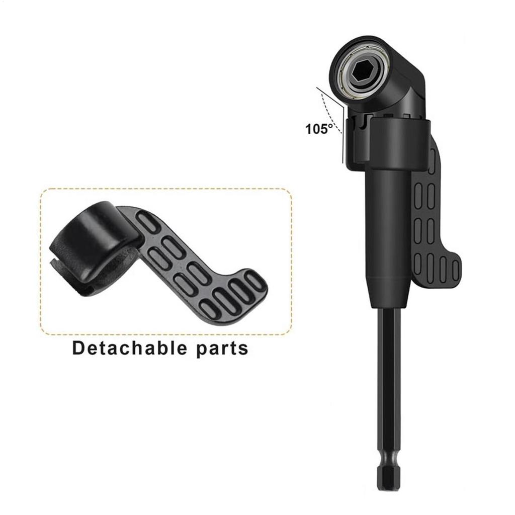 Flexible Drill Bit Extension Manual Right Angle Tool 6 Pieces Kit Flexible Screwdriver Extension For DIY Lovers Carpenters