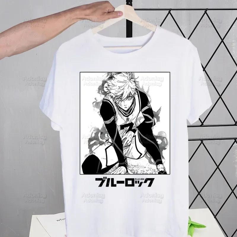BLUE LOCK Isagi Yoichi T-Shirt Herren Tops T-Shirts Harajuku Seishiro Nagi Meguru Bachira T-Shirt Streetwear Hip Hop Herren T-Shirts