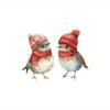 1pc Christmas Holiday Bird Window Clings Festive Decor Home Bathroom Stickers Thanksgiving Chinese New Year Decorations Sticker