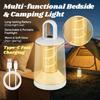 2000mAh Camping Lantern Light Portable LED Flashlight Rechargeable Lamp with Battery Outdoor Work Torch with Grip For Garage Hiking Travel