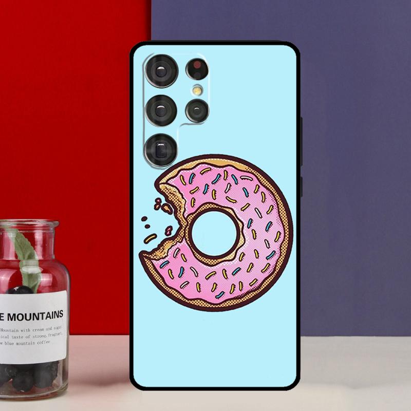 

Чехол Funda с рисунком Пицца Суши Еда Пончики для Samsung Galaxy S25 Ultra S9 S10 S20 S21 S22 Plus S23 FE S24 Ultra Galaxy S23Ultra