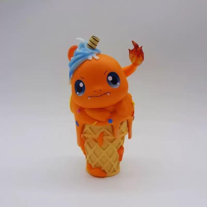 Gk Ice Cream Ducklett Slowpoke Charmander Hanhan Beast Large Size High Quality Version Figure Model Decoration Collectible Toy D