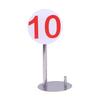 Numbered Target Position Marker Sign