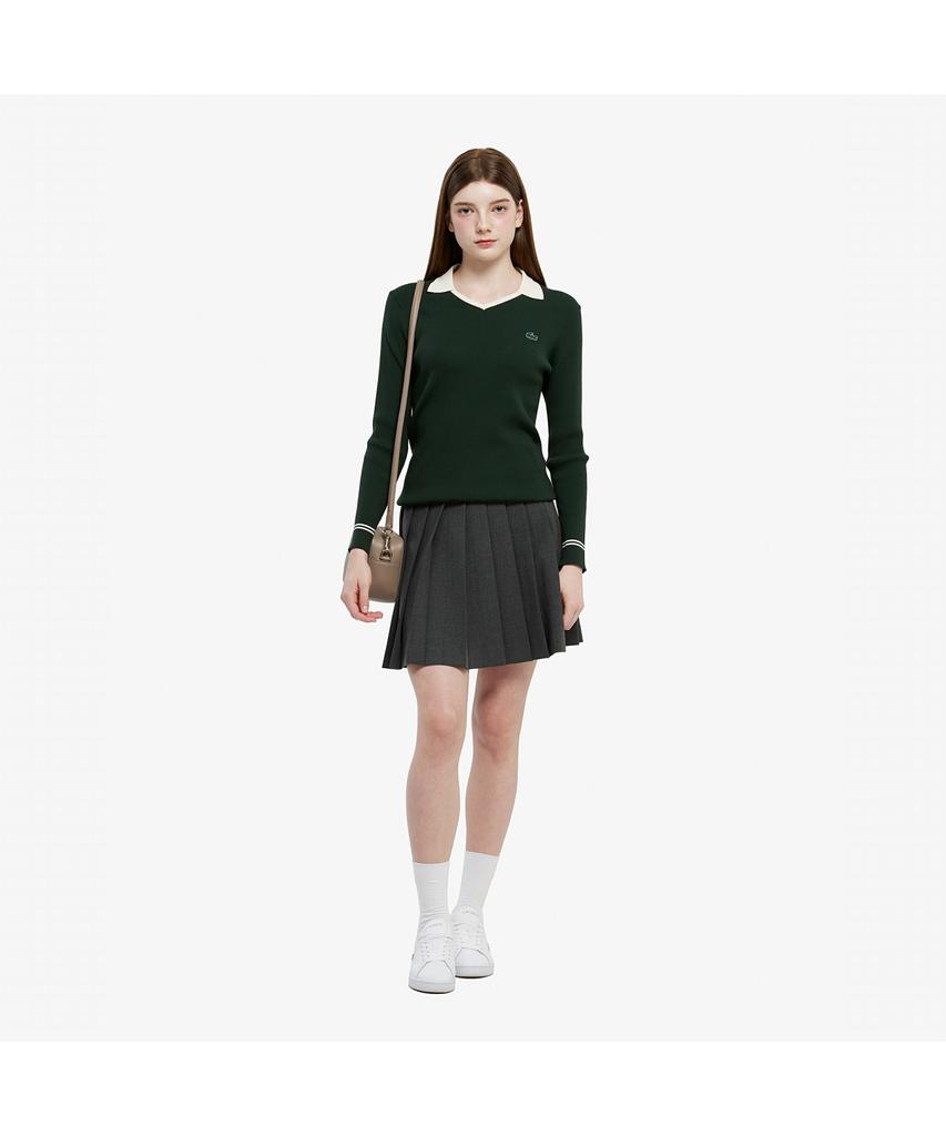Lacoste Women'S Wool-Like Skirt Jf409E-55N 050