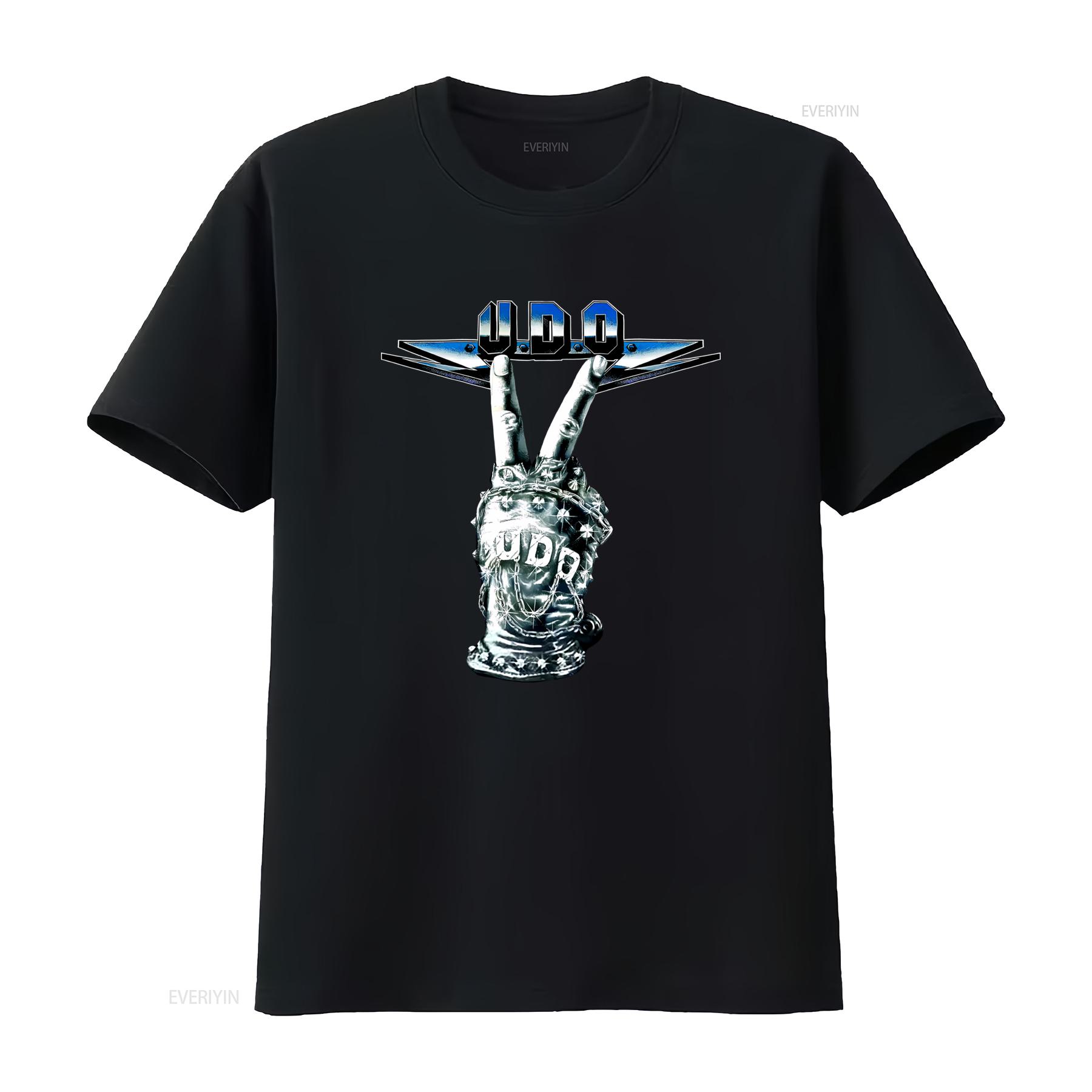

U D O Udo Rock Band T Shirt Cotton Black All Size S 2345XL K3587 vintage Washed graphic Slightly Casual streetwear fashion 4XL