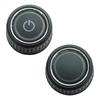 Auto Car Radio Knob Switch Button Black 6C0919603 Accessory Compatible for Fittings Spare Parts Professional Sturdy