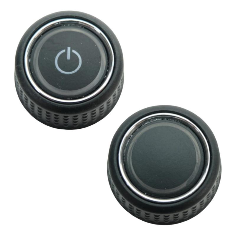 Auto Car Radio Knob Switch Button Black 6C0919603 Accessory Compatible for Fittings Spare Parts Professional Sturdy