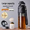 CICA Extra Large Tritan Sport Water Bottle with Tea Infuser