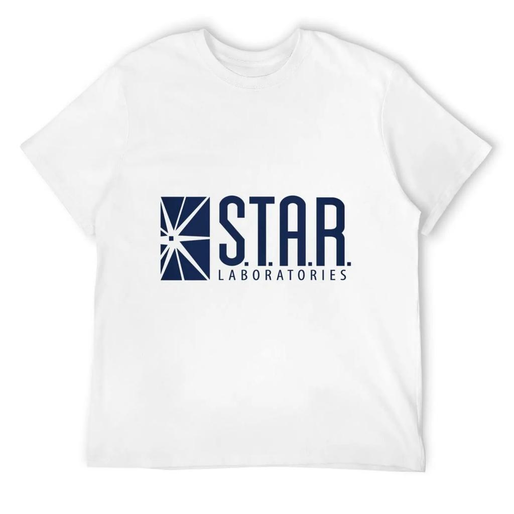 Star Labs Logo T-Shirt Anime T-Shirts Schweißoberteil Kurzarm-T-Shirt Trainingsshirts für Herren