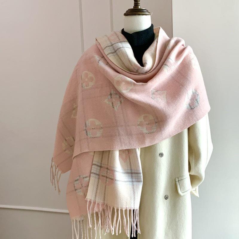 

Розкішний жіночий двосторонній шарф з кашеміровим відчуттям з китицями – Високоякісна, універсальна, тепла шаль для осені та зими