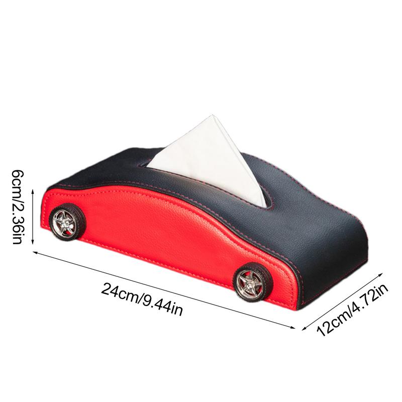 Car Shape Tissue Box Living Room Tissue Cover Decorative Heat-resistant Tissue Dispenser For Bathroom Anti-Moisture Interior