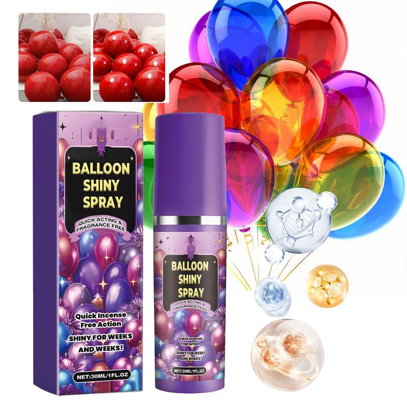 Ballonspray für Latexballons Ballon Hochglanzsprays Schnelltrocknend Ballon Aufheller Lichtbeständig Langanhaltender Glanzspray