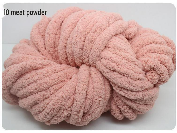 Winter DIY Super Dicke Isländische Wolle Handgewebter Schal & Mütze Garn