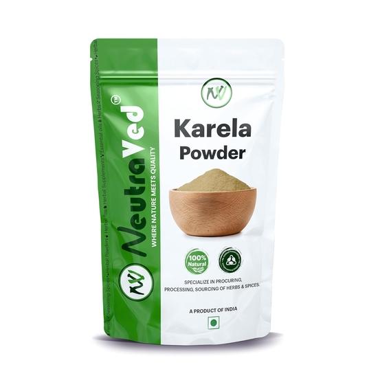 

NeutraVed Herbal Essential Чистый порошок Карелы (Порошок горькой дыни) | Пакет дой-пак пищевого класса с застежкой-молнией - 200 г