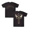 JACKBOYS 2 Camiseta con Arte de Álbum Graffiti Traviss Scott Cactus Jack Tops Sueltos Casual Algodón Cuello Redondo Manga Corta Ropa Urbana Camiseta
