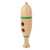 Fish Shaped Guiro Wooden Latin Percussion Musical Instruments with Rhythm Stick L for Kindergarten