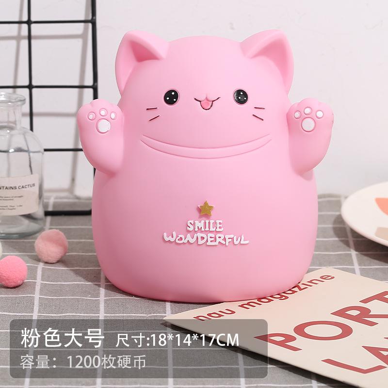 Cartoon Cat Piggy Bank Children Piggy Bank Creative Cute Animal Home Decoration Birthday Gift Saving Box  Money Box DXUIALOI