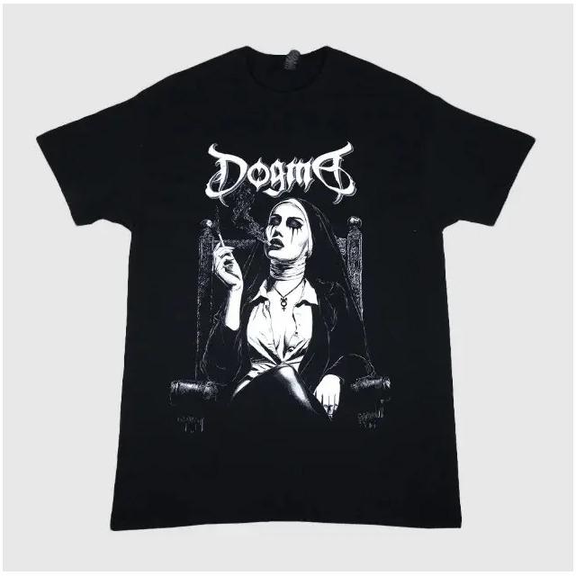 Camiseta Estampada Smoking Nun Dogma XL