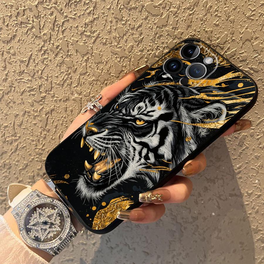 Cool Tiger Leopard Funda Phone Cover Phone Case for Apple iPhone 14 17 Pro Max 13 16 11 XR XS MAX 12 15 Pro 7 8 Air