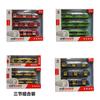 Toy Subway Train Model Model With Openable Doors And Light Effects For Kid Gift